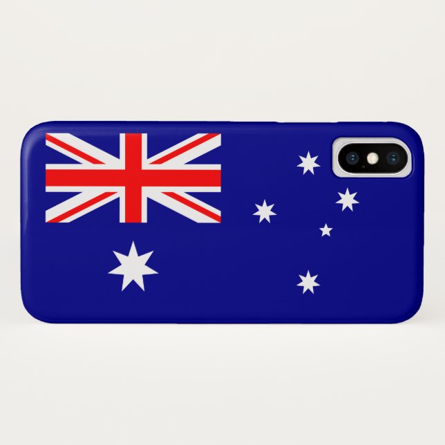 Coques Case-Mate iPhone Drapeau australien patriotique (Dos (Horizontal))