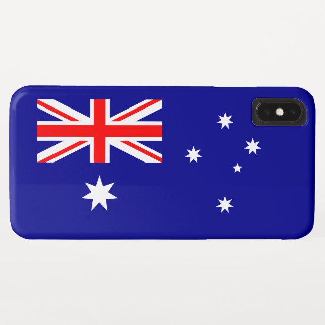 Coques Case-Mate iPhone Drapeau australien patriotique (Dos (Horizontal))