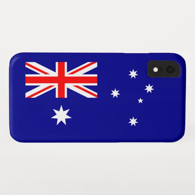 Coques Case-Mate iPhone Drapeau australien patriotique (Dos (Horizontal))