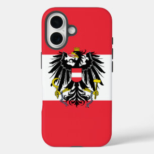 Coque Pour iPhone 16 Drapeau Autriche