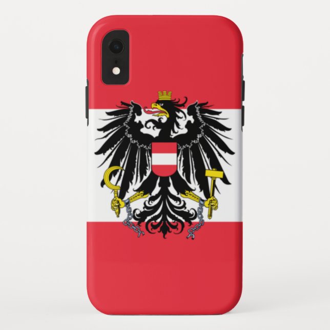 Coques Case-Mate iPhone Drapeau Autriche (Dos)