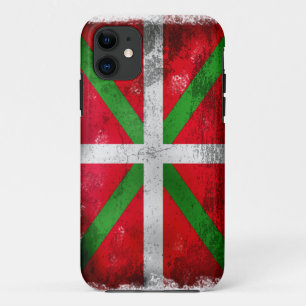 Coque Case-Mate Pour iPhone Drapeau basque de style dévêtu : Ikurriña,