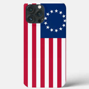 Etui iPhone 13 Pro Max drapeau betsy des Etats-Unis
