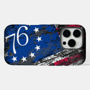 Coque iPhone 16 Pro Drapeau Betsy Ross 1776 4 juillet patriotique