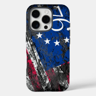 Coque iPhone 16 Pro Drapeau Betsy Ross 1776 4 juillet patriotique