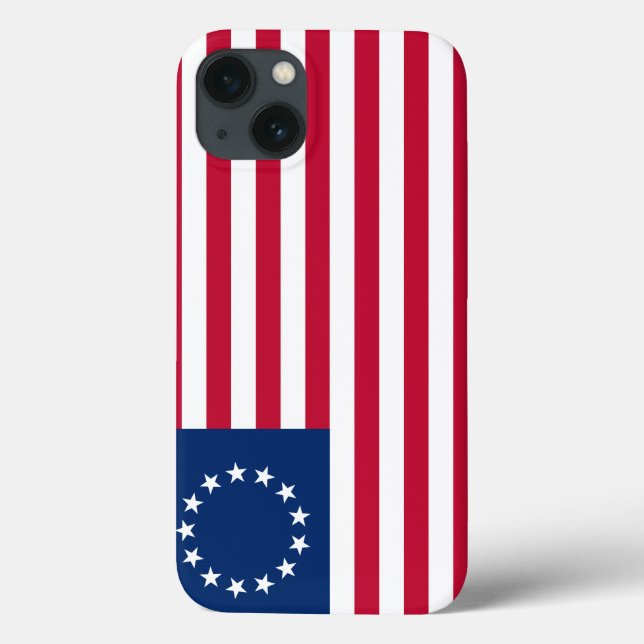 Coques Case-Mate iPhone Drapeau Betsy Ross Old Glory américain (Verso)