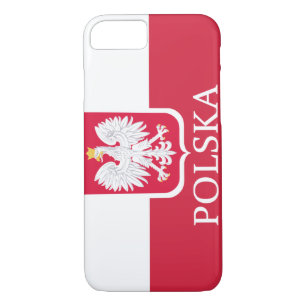 Coque Case-Mate Pour iPhone Drapeau blanc de Polska Eagle