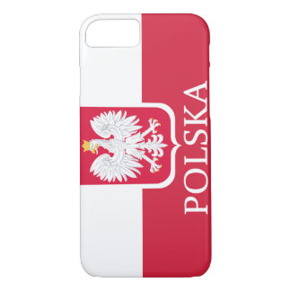 Coque Case-Mate Pour iPhone Drapeau blanc de Polska Eagle