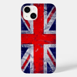 Coque Pour iPhone 14 drapeau bleu et rouge d'Angleterre
