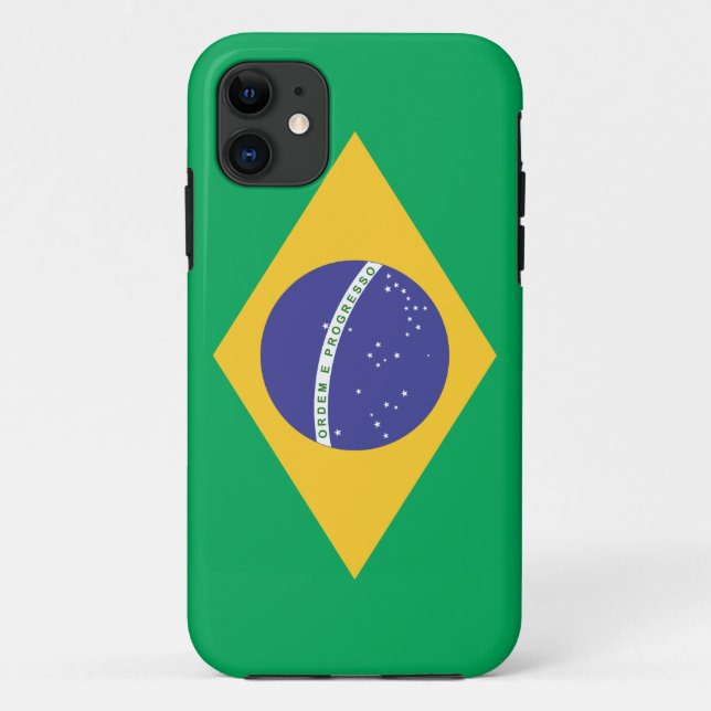 Coques Case-Mate iPhone Drapeau Brasil (Dos)
