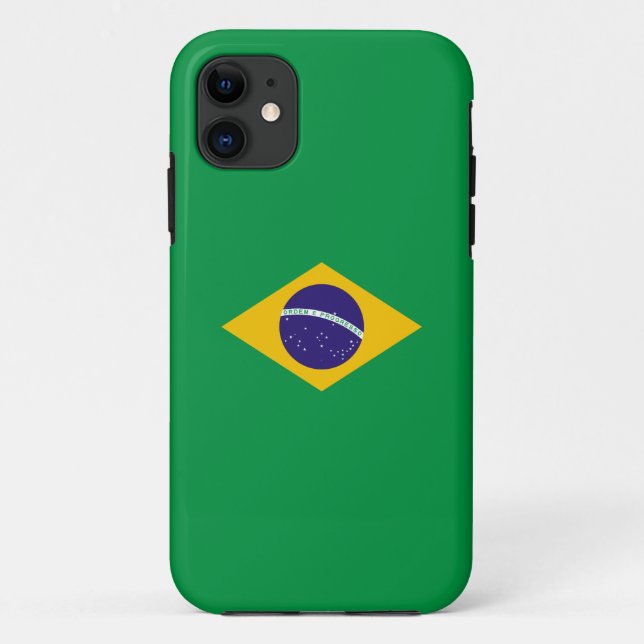 Coques Case-Mate iPhone Drapeau brésilien (Dos)