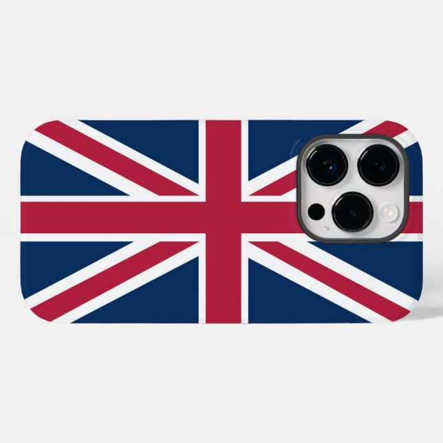 Coques Case-Mate iPhone Drapeau britannique (Verso (horizontal))