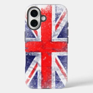 Coque Pour iPhone 16 Drapeau britannique