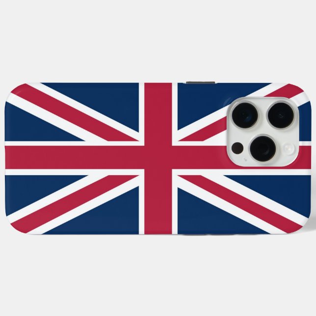 Coques Case-Mate iPhone Drapeau britannique (Verso (horizontal))