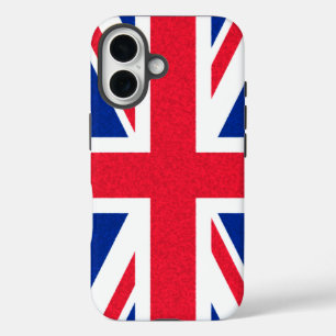 Coque Pour iPhone 16 Drapeau britannique