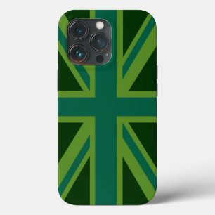 Case-Mate iPhone Case Drapeau britannique Union Jack vert sarcelle