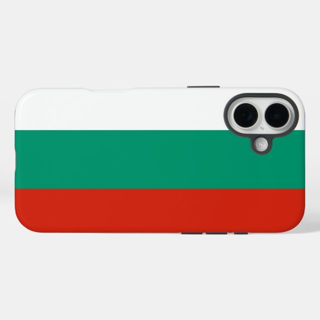 Coques Case-Mate iPhone Drapeau Bulgarie (Verso (horizontal))