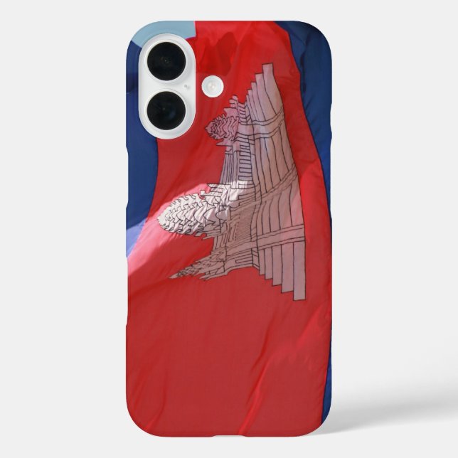 Coques Case-Mate iPhone drapeau cambodgien (Verso)