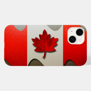 Coque Case-Mate iPhone Drapeau Canada-Chrome par Shirley Taylor