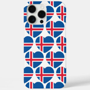 Coque iPhone 16 Pro Max Drapeau cardiaque islandais