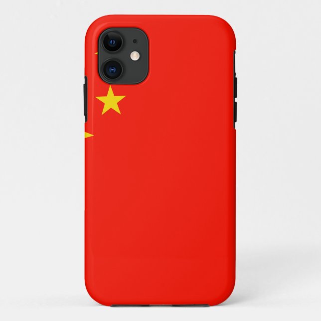 Coques Case-Mate iPhone Drapeau Chine - Haute qualité (Dos)