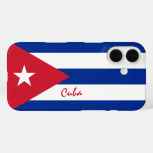 Coque Pour iPhone 16 Drapeau cubain Coque, Cuba mode / sports