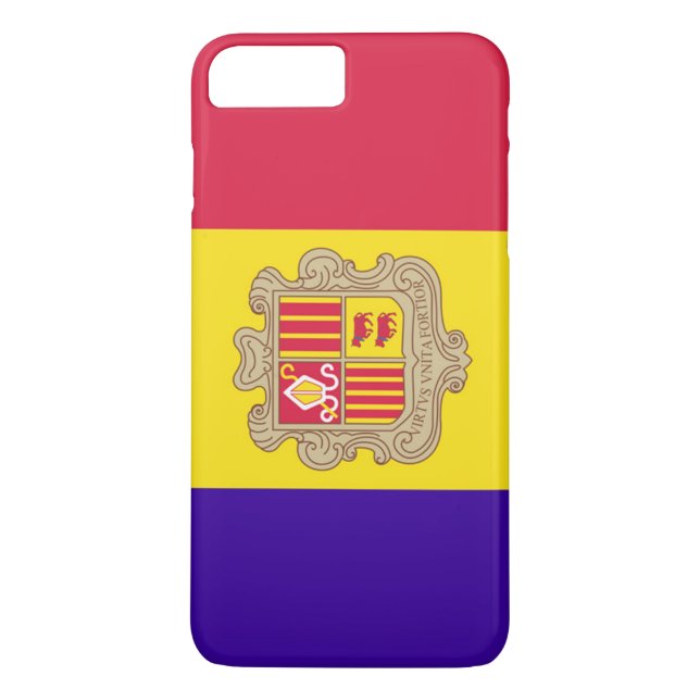 Coques Case-Mate iPhone Drapeau d'Andorre (Dos)
