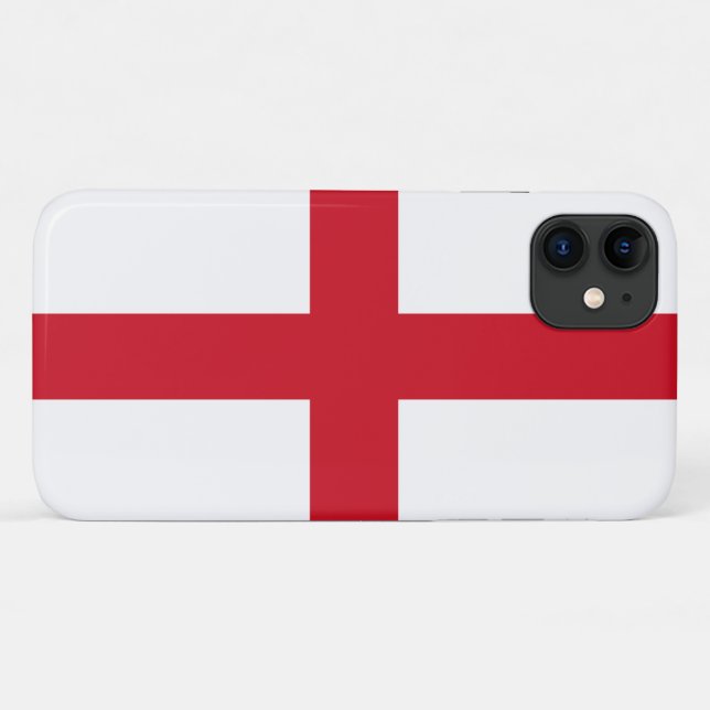 Coques Case-Mate iPhone Drapeau d'Angleterre (Dos (Horizontal))
