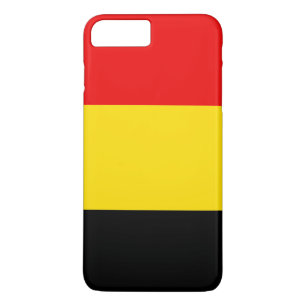 Coque iPhone 8 Plus/7 Plus Drapeau de Belgique