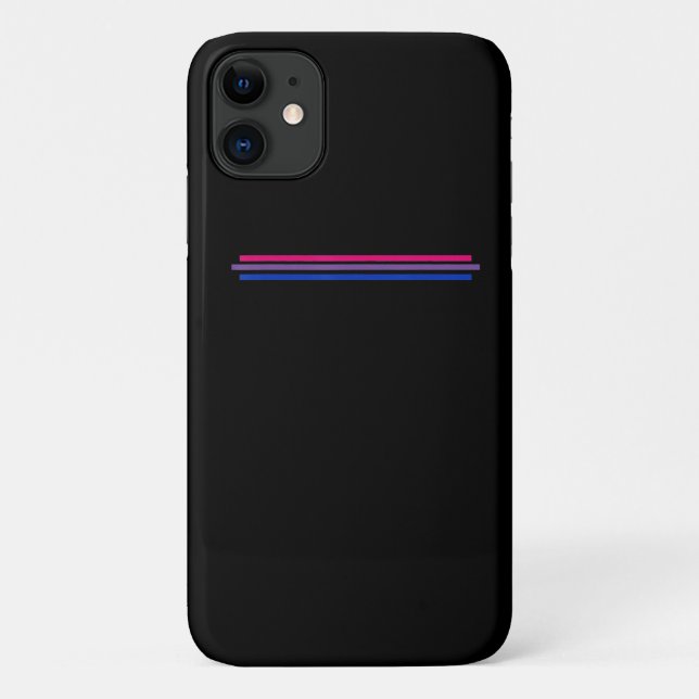 Coques Case-Mate iPhone Drapeau de bisexualité LGBT (Dos)