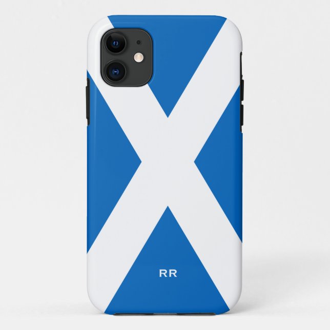 Coques Case-Mate iPhone Drapeau de blanc de l'Ecosse Saltire sur Saint (Dos)