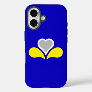Coque Pour iPhone 16 Drapeau de Bruxelles, Belgique