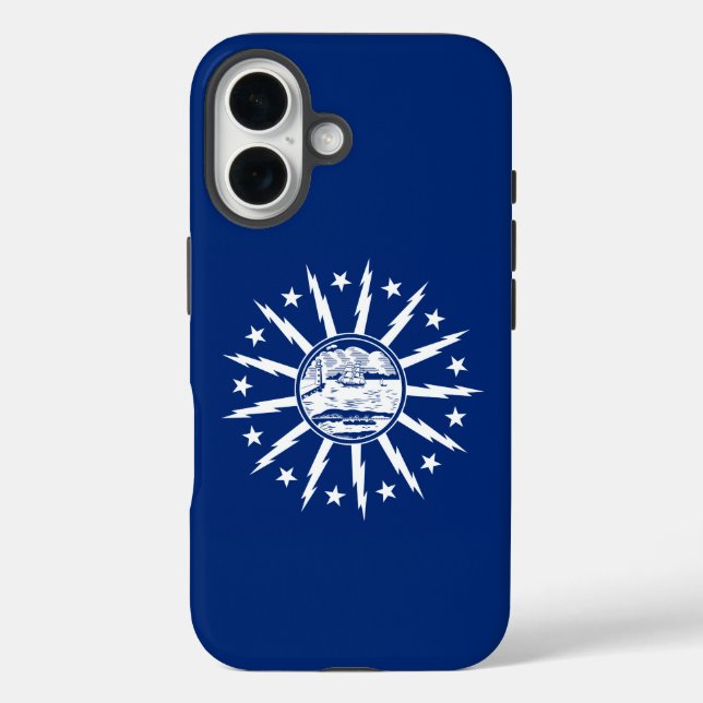 Coques Case-Mate iPhone Drapeau de Buffalo, New York (Verso)