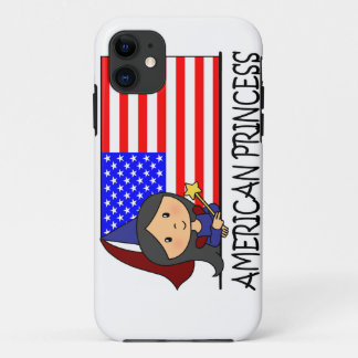 Coques Pour iPhone Drapeau de caricature Art Cute American Princess F