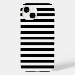 Coque Case-Mate iPhone drapeau de Cornouailles rayures noir blanc motif d
