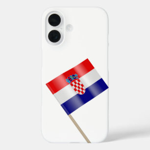 Coque Pour iPhone 16 Drapeau de Croatie