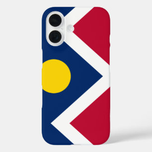 Coque Pour iPhone 16 Drapeau de Denver, Colorado