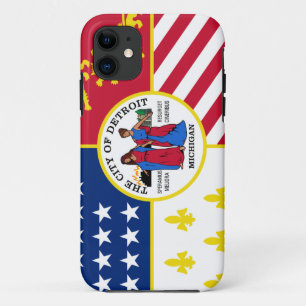 Coque iPhone 11 Drapeau de Détroit
