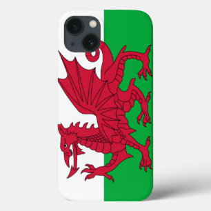 Etui iPhone 13 Drapeau de dragon gallois