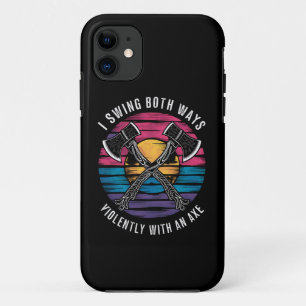 Case-Mate iPhone Case Drapeau de fierté Bi drôle de hache bisexuelle je