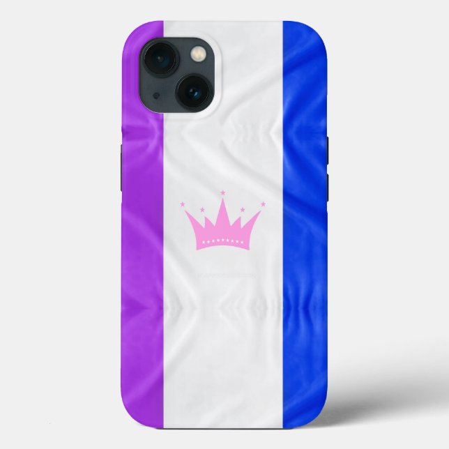 Coques Case-Mate iPhone Drapeau de fierté de la culture drag de SlipperyJo (Verso)