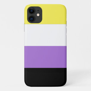Case-Mate iPhone Case Drapeau de fierté non binaire