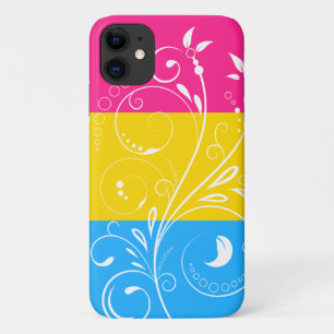 Case-Mate iPhone Case Drapeau de fierté pansexuelle Fleur florale vintag
