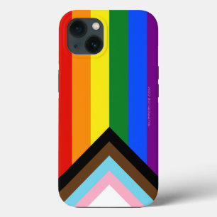 Case-Mate iPhone Case Drapeau de fierté Progress Pride de SlipperyJoe si