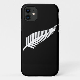 Case-Mate iPhone Case Drapeau de fougère argentée de la Nouvelle Zéla