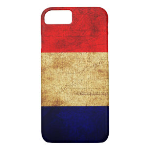 Coque Case-Mate iPhone Drapeau de France à Grunge