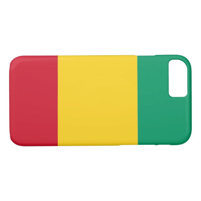 Coques Case-Mate iPhone Drapeau de Guinée (Dos (Horizontal))