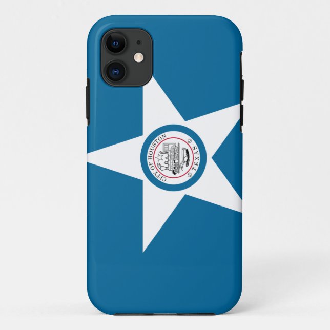 Coques Case-Mate iPhone Drapeau de Houston (Dos)