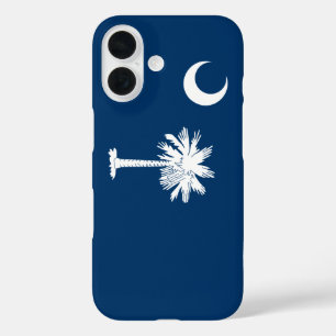 Coque Pour iPhone 16 Drapeau de la Caroline du Sud