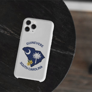 Case-Mate iPhone Case Drapeau de la Caroline du Sud Fleur de l'État Jess